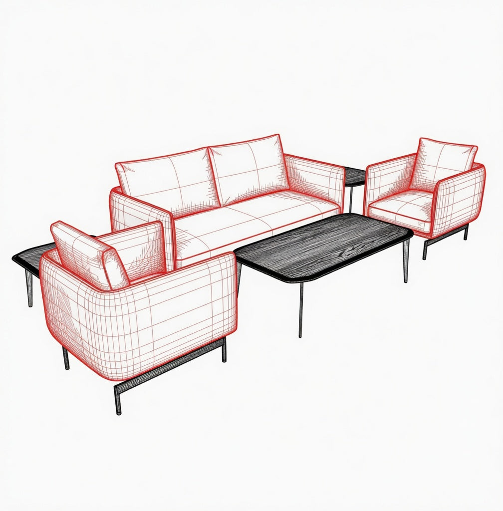 View Sofa Set KANO