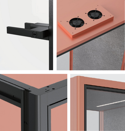 QuietQube Phone Booth (Stocking) Consumer BAFCO