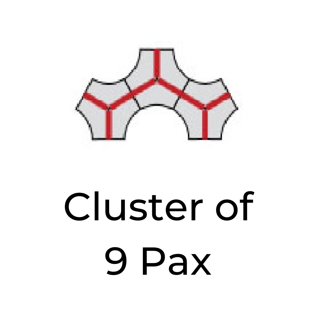Nora Cluster of 3 (Starter Unit) - BAFCO