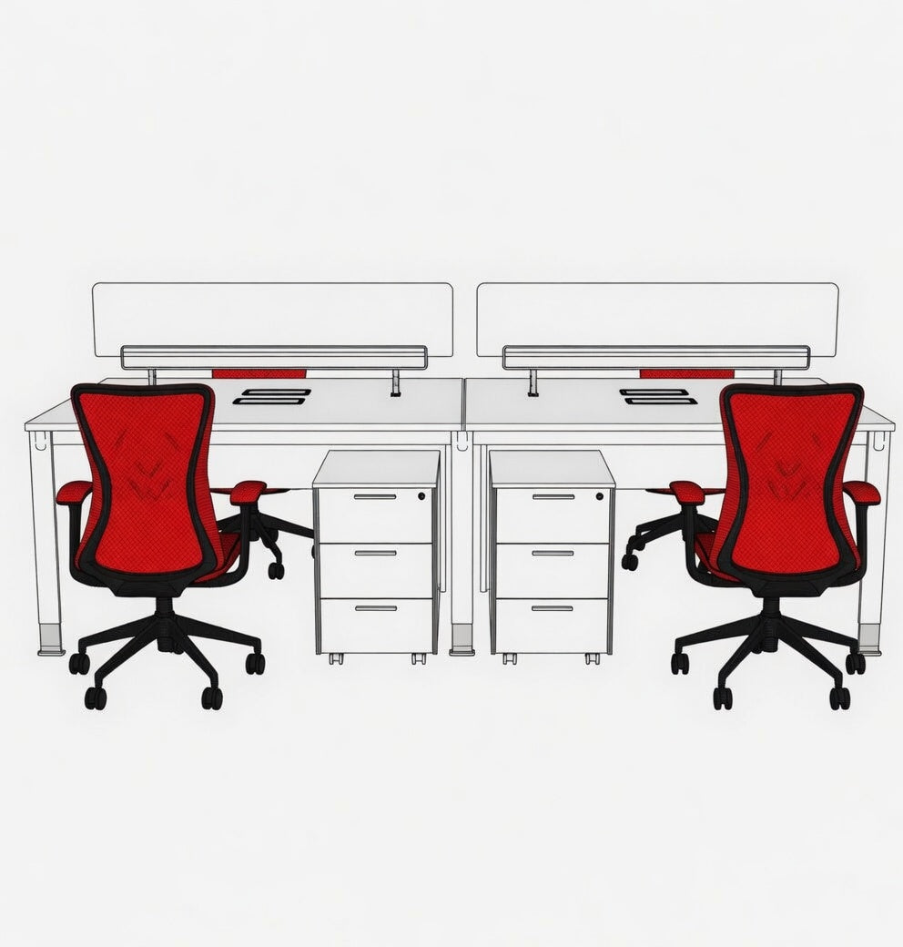Noqi Workstation Cluster of 4 Planning Ideas KANO