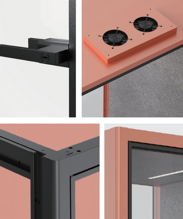 QuietQube Phone Booth (Non-Stocking) Consumer BAFCO