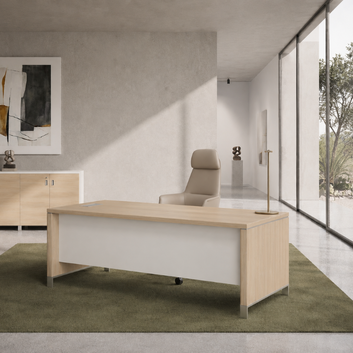 Linea Due Straight Desk Consumer BAFCO