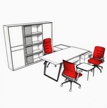 Quzzi Executive Desk Set BAFCO