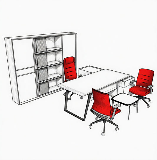Quzzi Executive Desk Set BAFCO