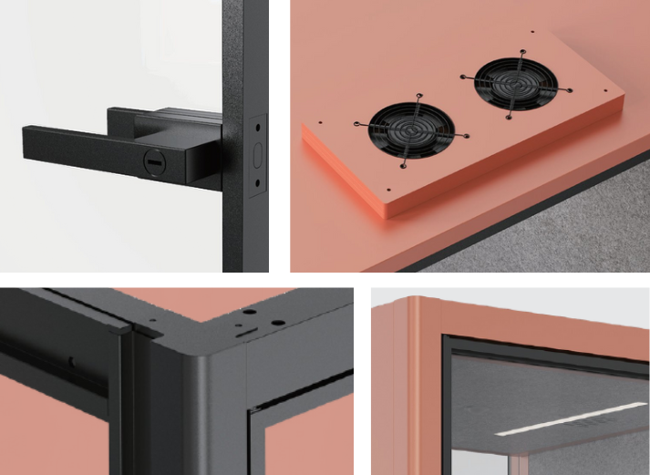 QuietQube Acoustic Pod Business BAFCO