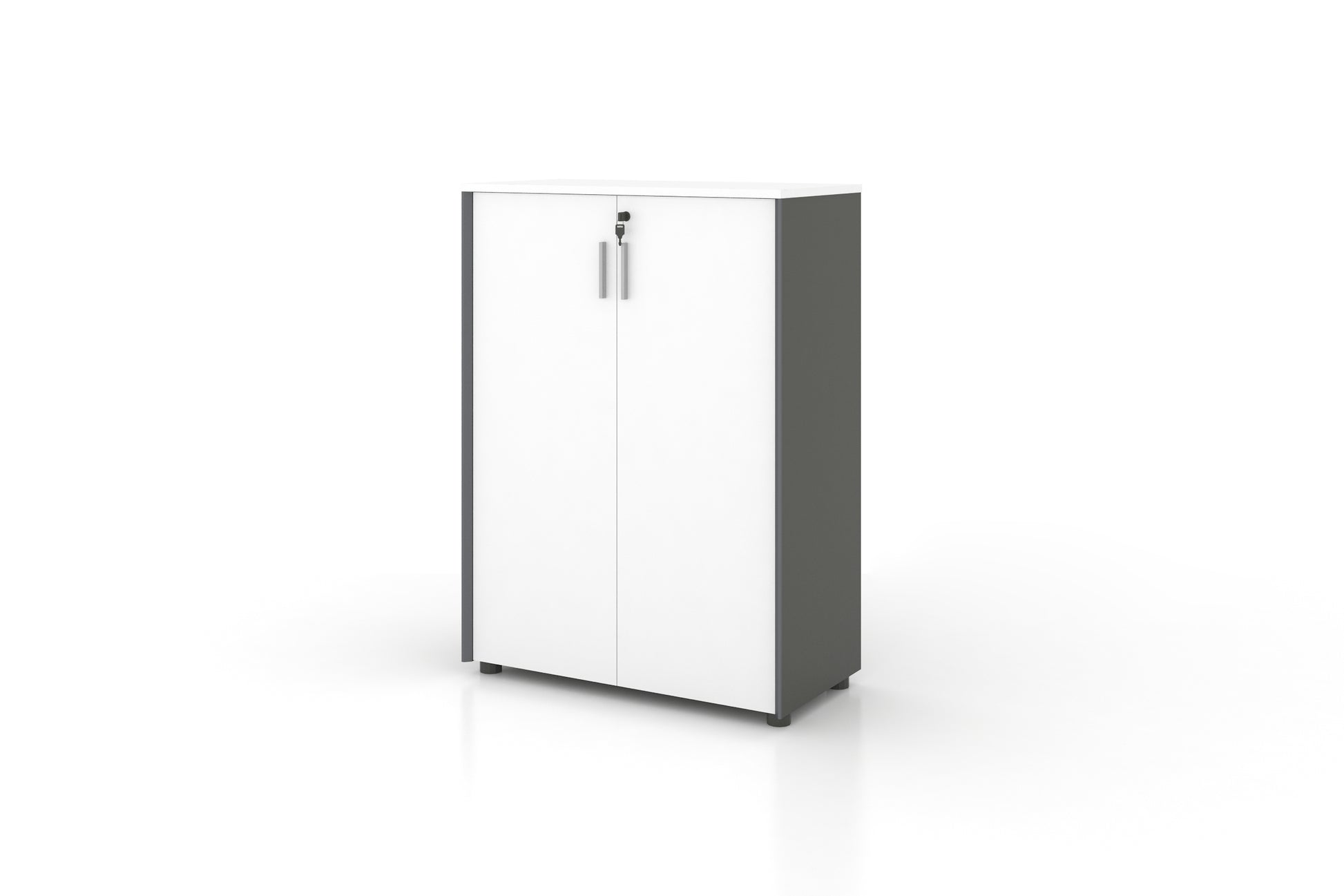 Universal 3-Level Cabinet (Meteor Grey Body) Consumer KANO CF05 White 8-10 Weeks 