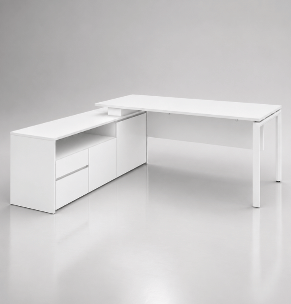 Cadi "U" Executive Desk Consumer KANO White 1600 8-10 Weeks
