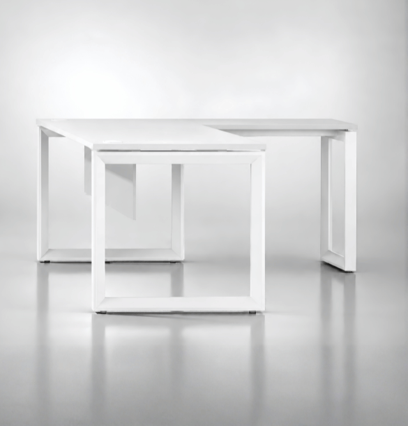 Cadi "O" L-Shaped Desk Consumer KANO White 1400 8-10 Weeks