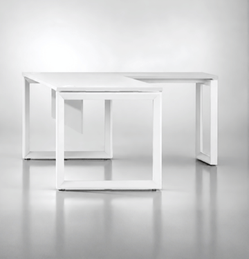 Cadi "O" L-Shaped Desk Consumer KANO White 1400 8-10 Weeks