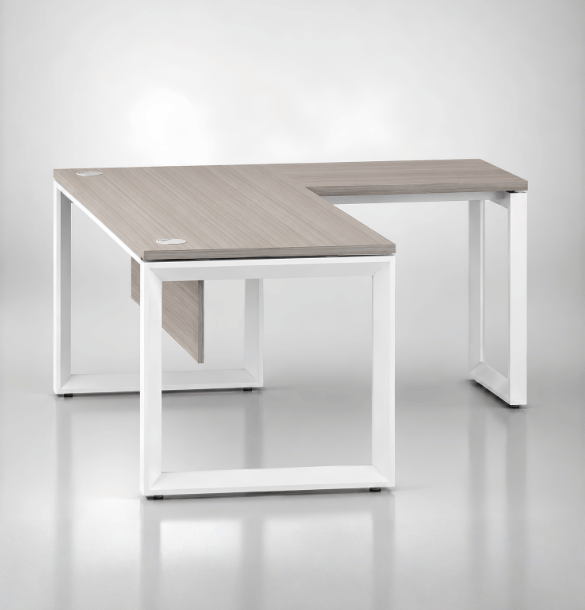 Cadi "O" L-Shaped Desk Consumer KANO CF09 Log Walnut 1400 8-10 Weeks