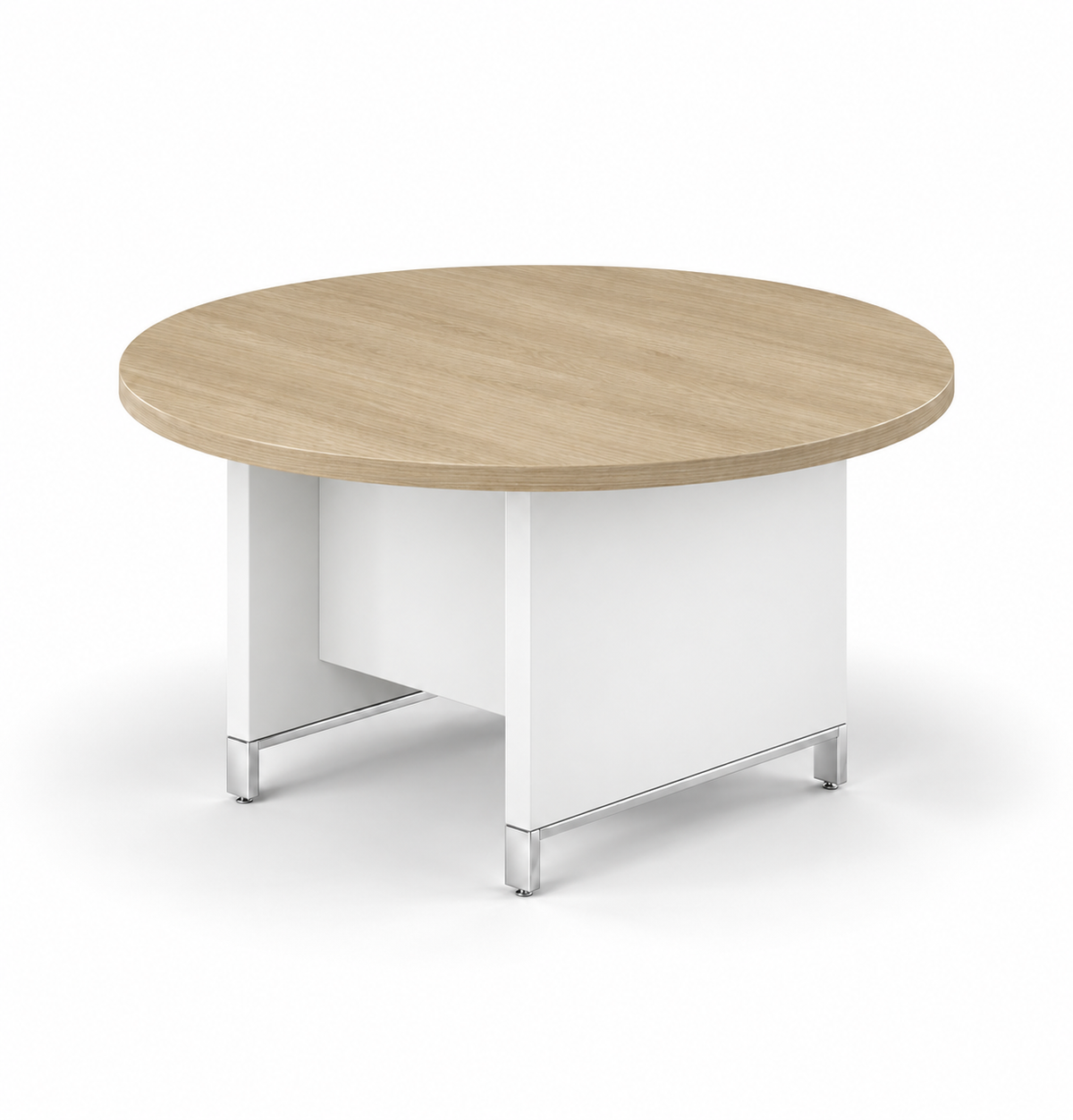 Linea Due Round Meeting Table Consumer BAFCO