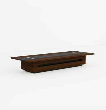 Feigelali Boardroom Table in Veneer Consumer KANO W4800 x D1800 x H760mm CY07 American Walnut 8-10 Weeks