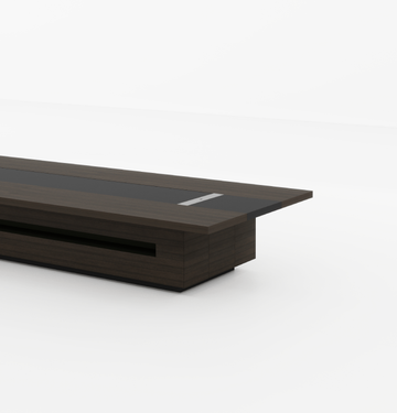 Feigelali Boardroom Table in Veneer Consumer KANO W6400 x D2000 x H760mm CY20 Alpine Walnut 8-10 Weeks