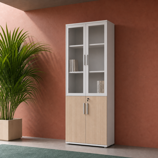 Flow Combination Cabinet H203 with Glass Doors Consumer BAFCO