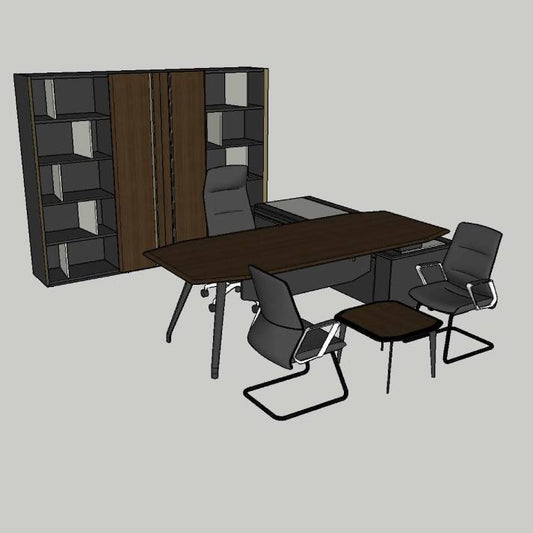 Gaddi Executive Desk Set - BAFCO