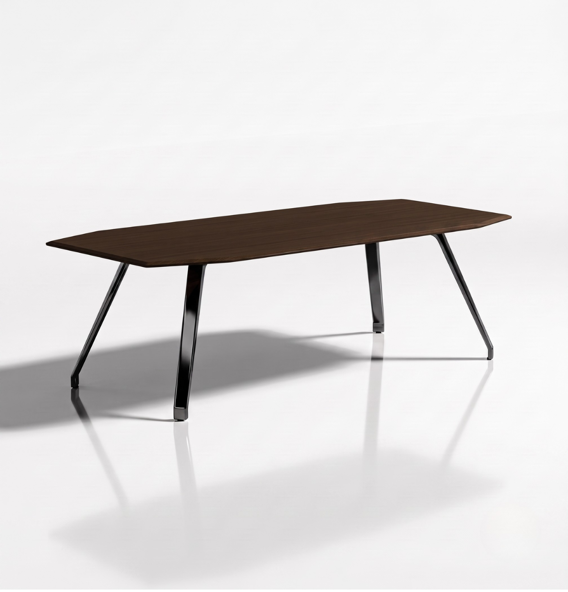 Gaddi Meeting Table (6-8 Pax) Consumer KANO CY08 Dark Chocolate Walnut 2400 8-10 Weeks