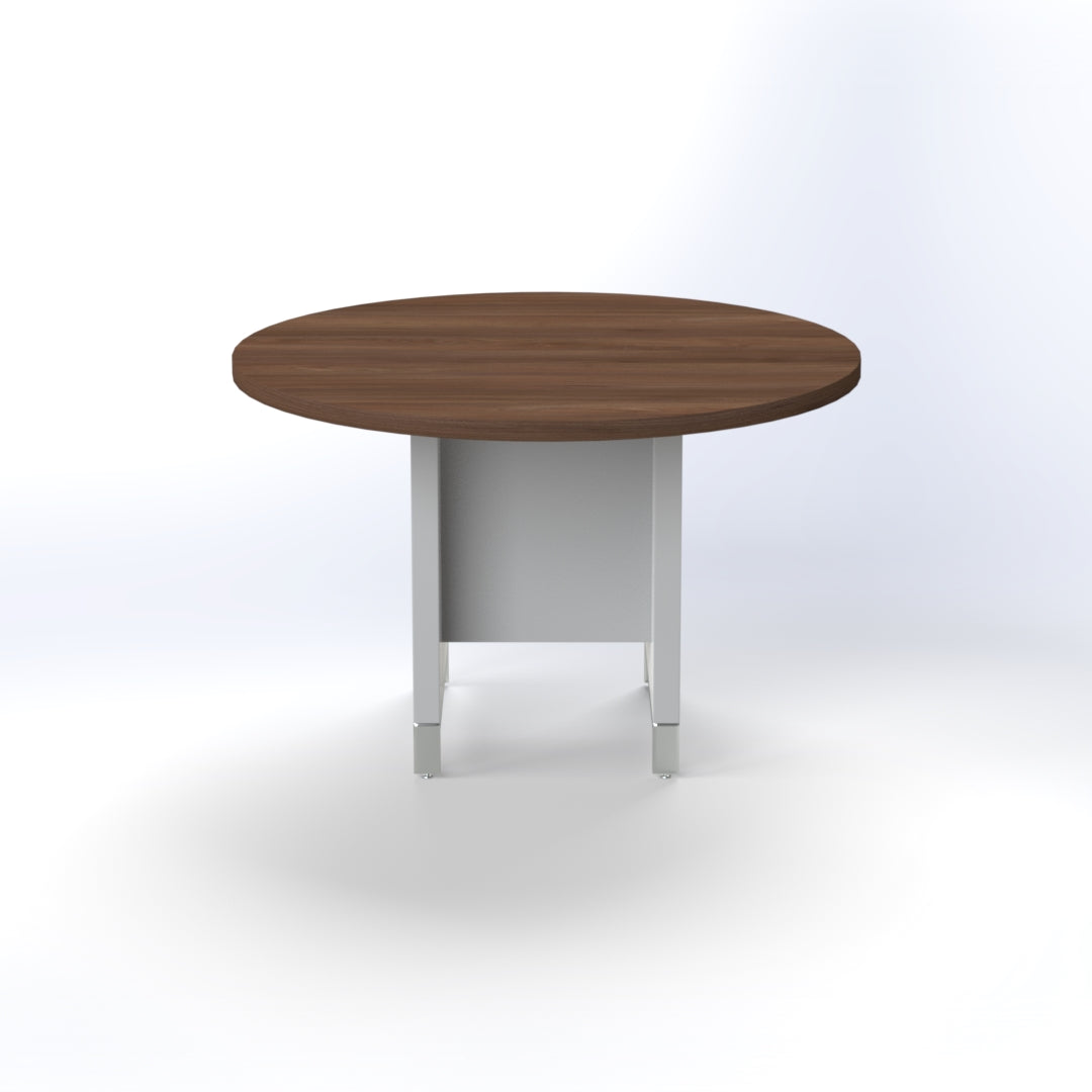 Linea Due Round Meeting Table Consumer BAFCO   
