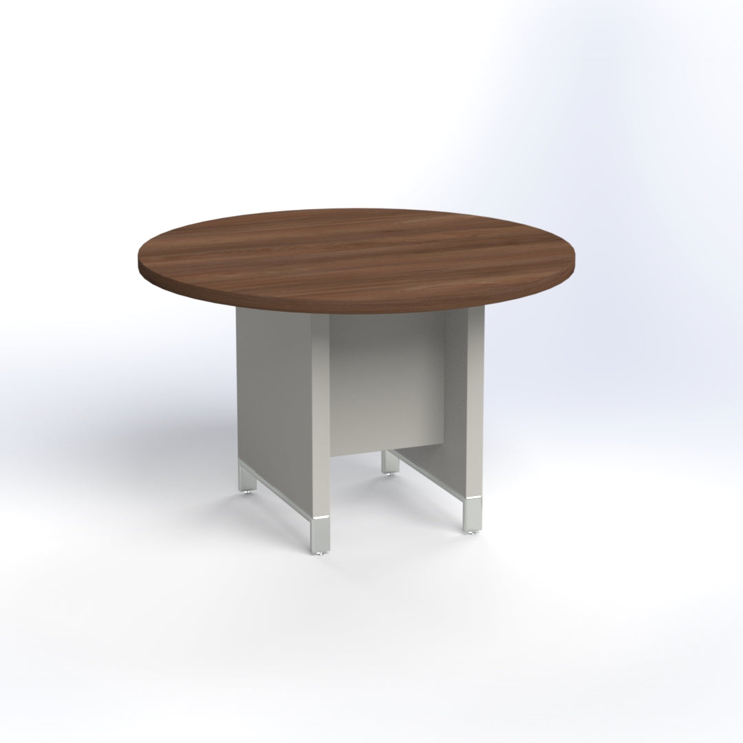 Linea Due Round Meeting Table Consumer BAFCO   