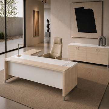 Linea Due with Open Shelf Return (Premium) Consumer BAFCO Light Oak 1600 30 Days