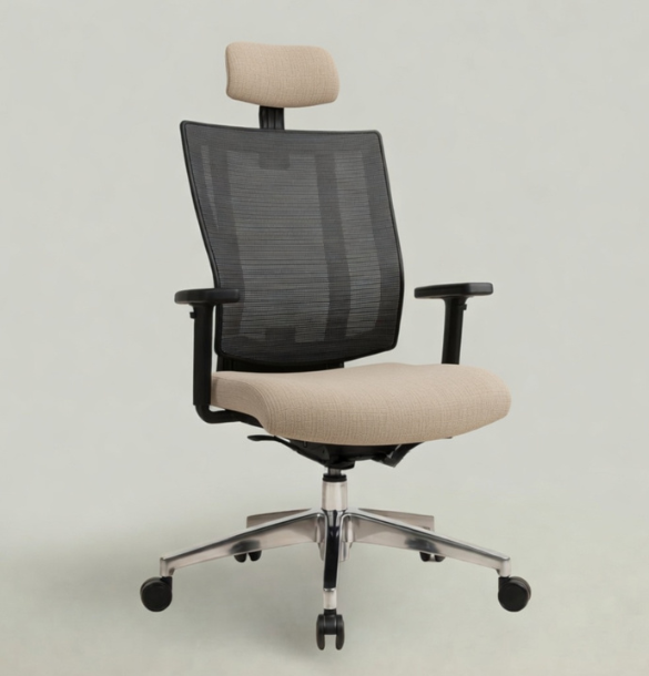 Promax with Headrest Consumer BAFCO Khaki Polished Aluminum Starbase 2-5 Working Days