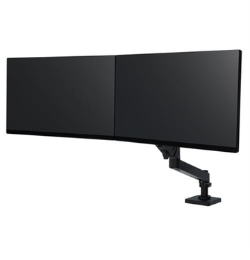 LX Pro Monitor Arm (Dual Monitor) Consumer Ergotron Black 2-5 Working Days