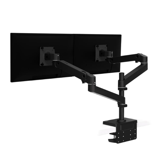 LX Pro Stacking Monitor Arm (Dual Monitor) Consumer Ergotron Black 2-5 Working Days