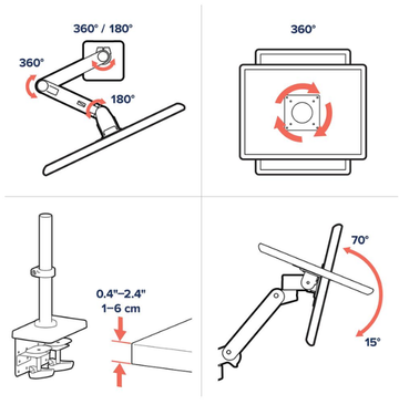 LX Pro Stacking Monitor Arm (Dual Monitor) Consumer Ergotron