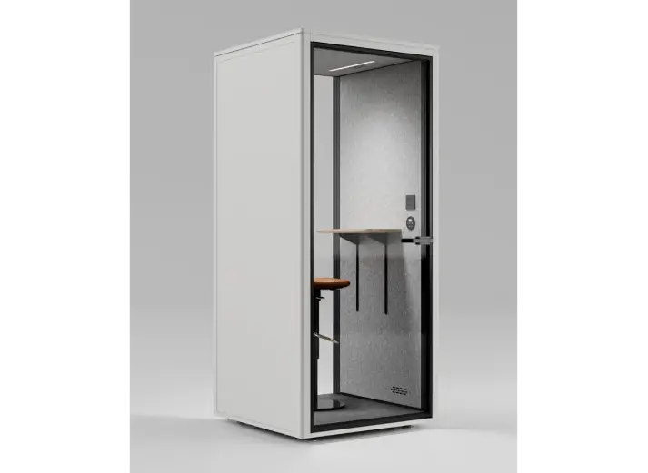 QuietQube Acoustic Pod Business BAFCO White