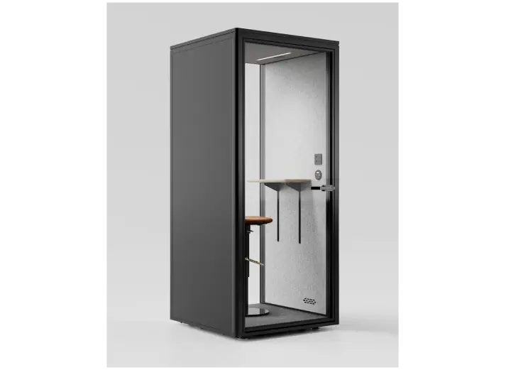 QuietQube Acoustic Pod Business BAFCO Black