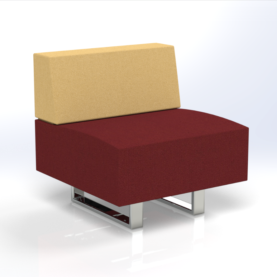 Ethan 1-Seater Sofa Consumer BAFCO W700 x D700 x H720 mm 30 Days 