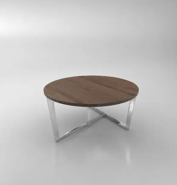 Tee Centre Round Coffee Table Consumer BAFCO Walnut 2-5 Working Days