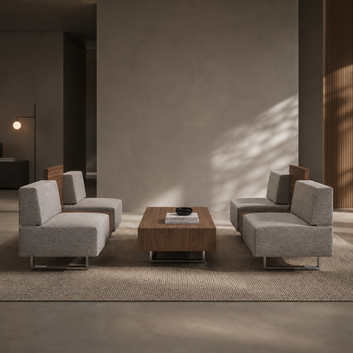 Ethan 2-Seater Sofa with Coffee Table Consumer BAFCO