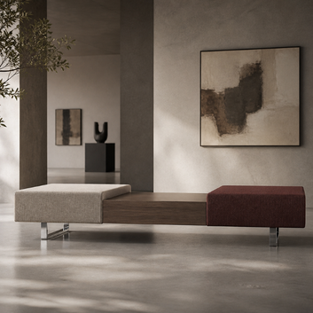 Ethan 2-Seater Beam with Coffee Table Consumer BAFCO