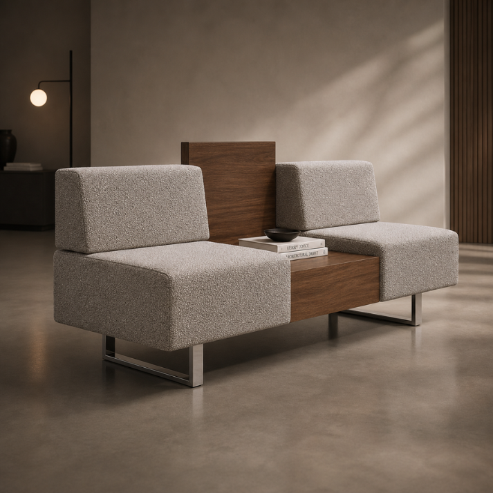 Ethan 2-Seater Sofa with Coffee Table Consumer BAFCO