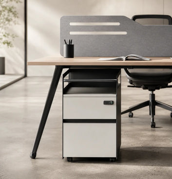 Agile Mobile Pedestal (White Body)