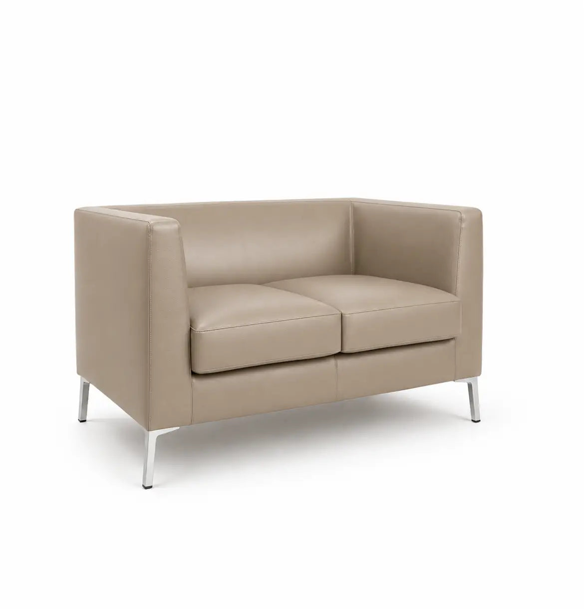 Alano 2-Seater Sofa BAFCO KHAKI BEIGE LEATHER