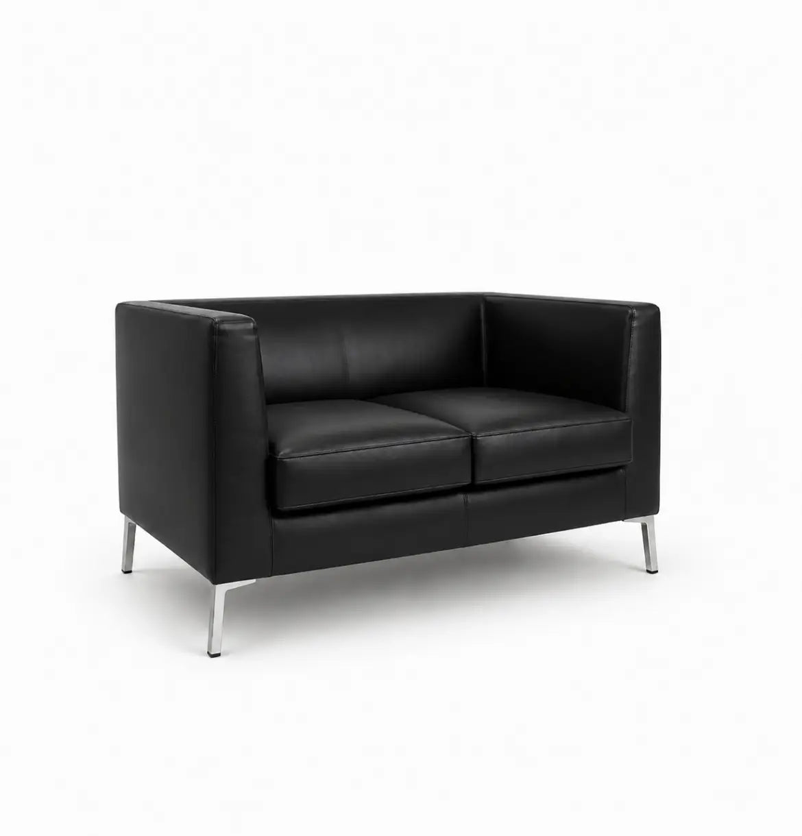 Alano 2-Seater Sofa BAFCO BLACK LEATHER