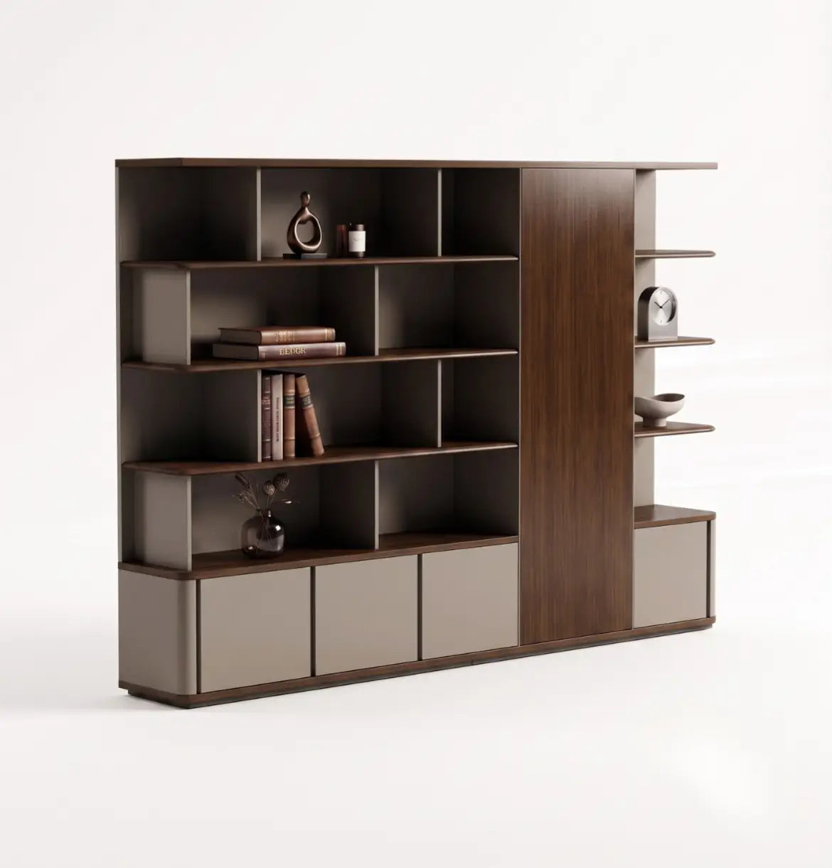 Amo Executive Wall Storage Consumer KANO CY08 Dark Chocolate Walnut 2700 8-10 Weeks