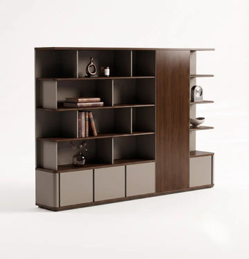 Amo Executive Wall Storage Consumer KANO CY08 Dark Chocolate Walnut 2700 8-10 Weeks