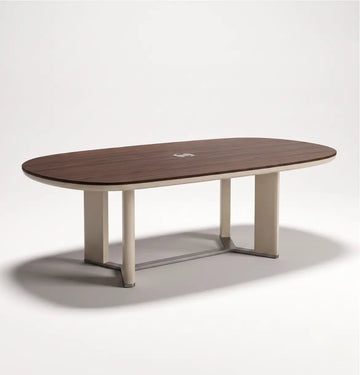 Amo Meeting Table (6-8 Pax) Consumer KANO CY08 Dark Chocolate Walnut 2400 8-10 Weeks