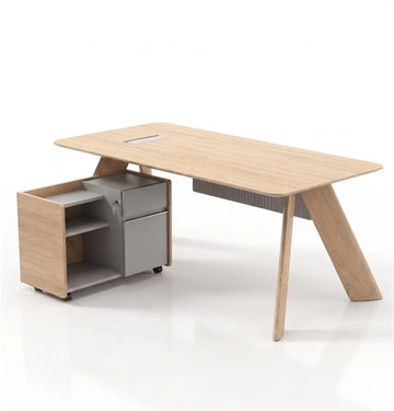 Athan Straight Desk (w/ Options) Consumer KANO CF60 Colorado Oak 800 8-10 Weeks