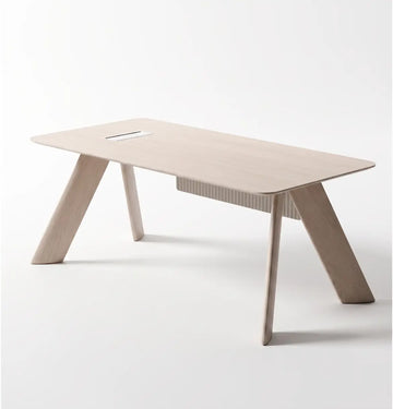 Athan Straight Desk (w/ Options) Consumer KANO CF60 Colorado Oak 1800 8-10 Weeks