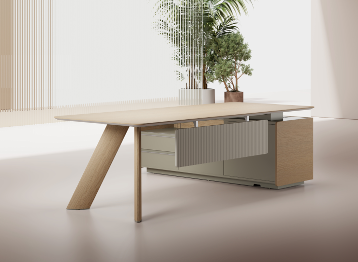 Minimalist Office Furniture | ATHAN Collection - Executive Desks ...