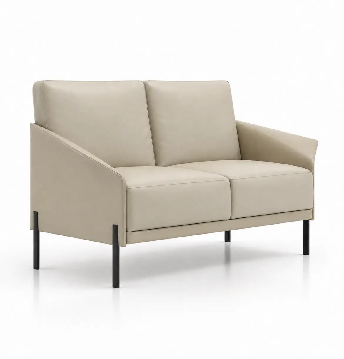 Athan 2-Seater Sofa Consumer KANO Khaki PU Vegan Leather 8-10 Weeks