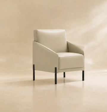 Athan Armchair Consumer KANO PU Vegan Leather Khaki 8-10 Weeks