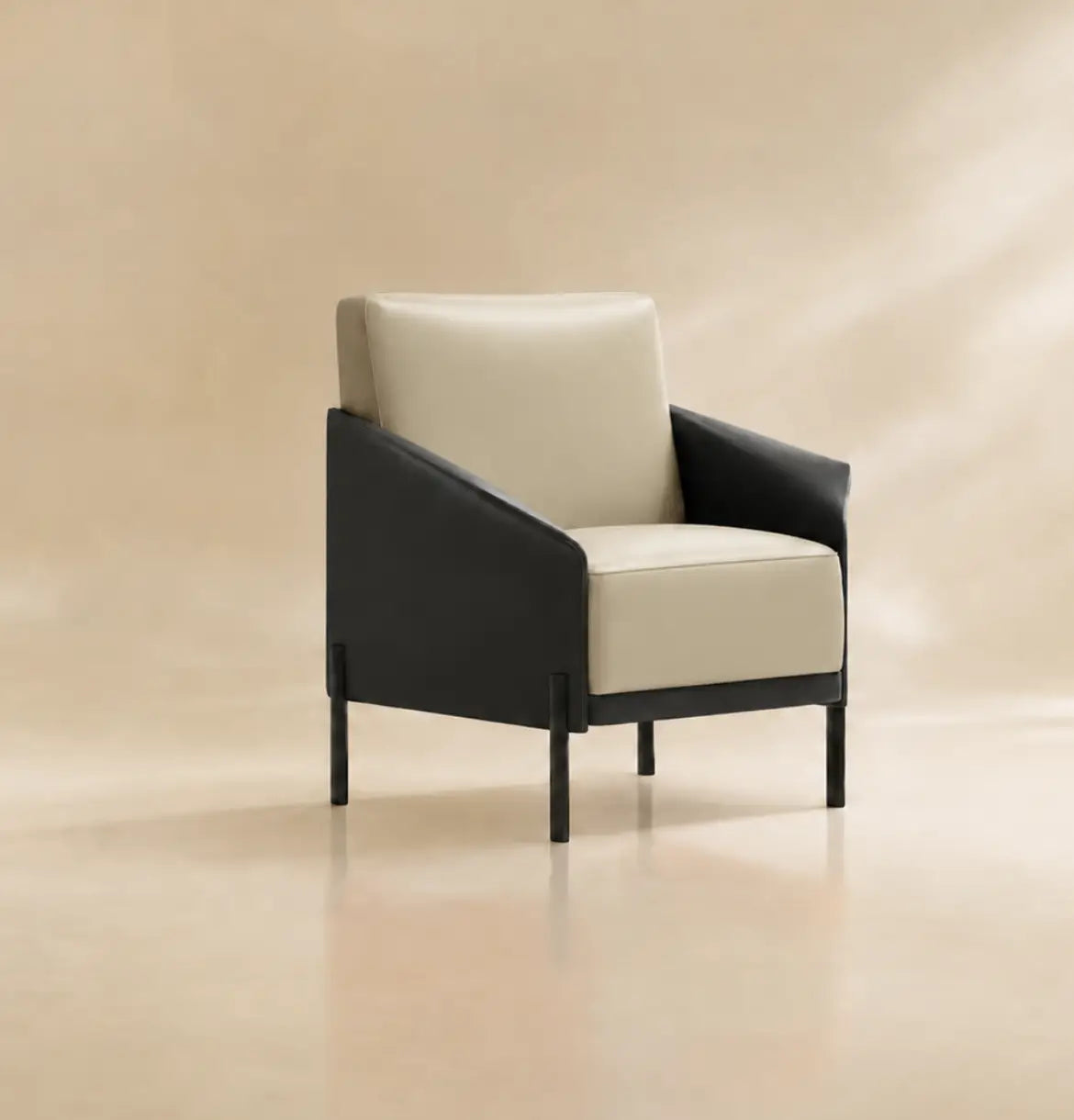 Athan Armchair Consumer KANO PU Vegan Leather Black 8-10 Weeks