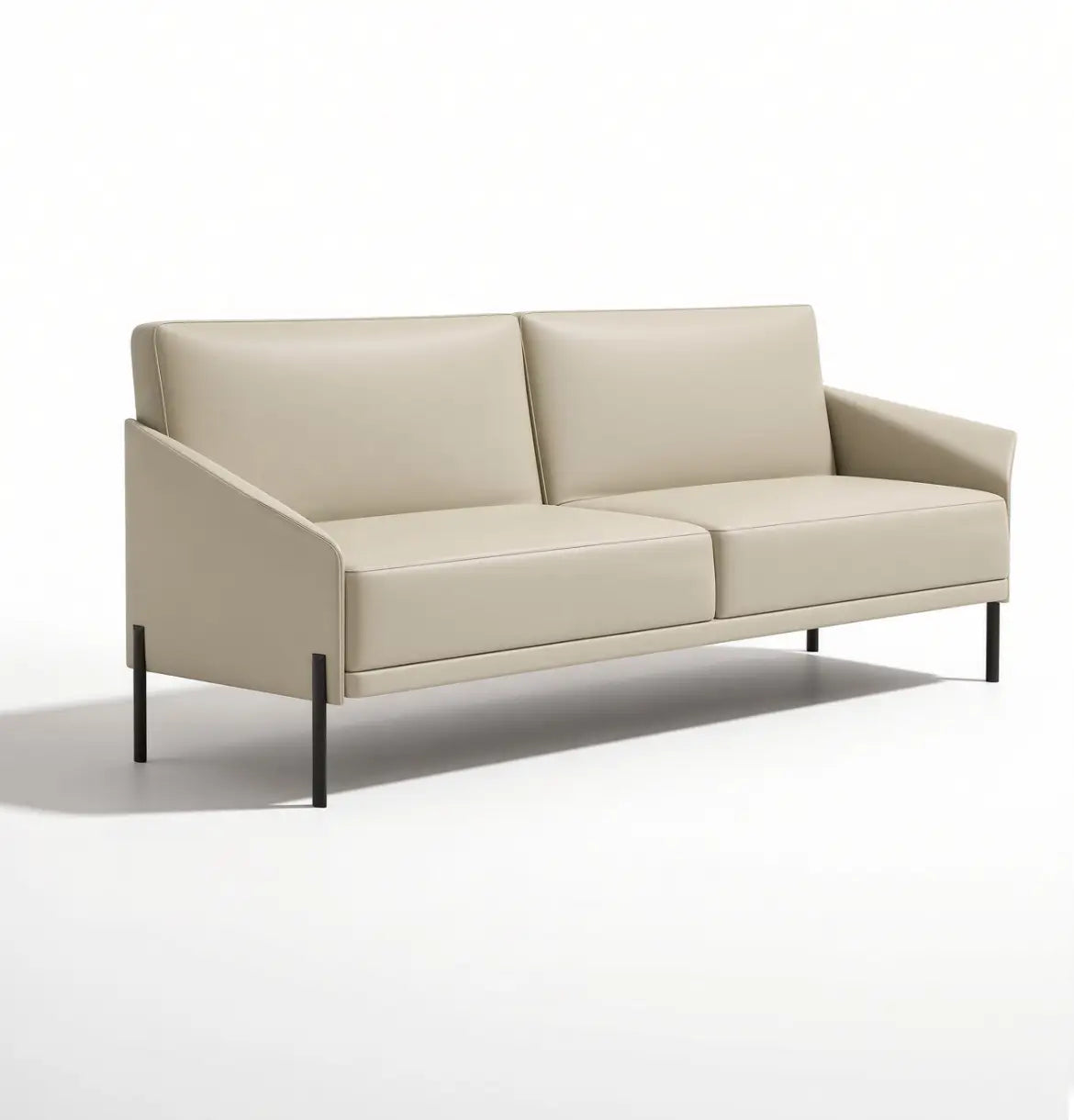 Athan 3-Seater Sofa Consumer KANO Khaki Vegan Leather 8-10 Weeks