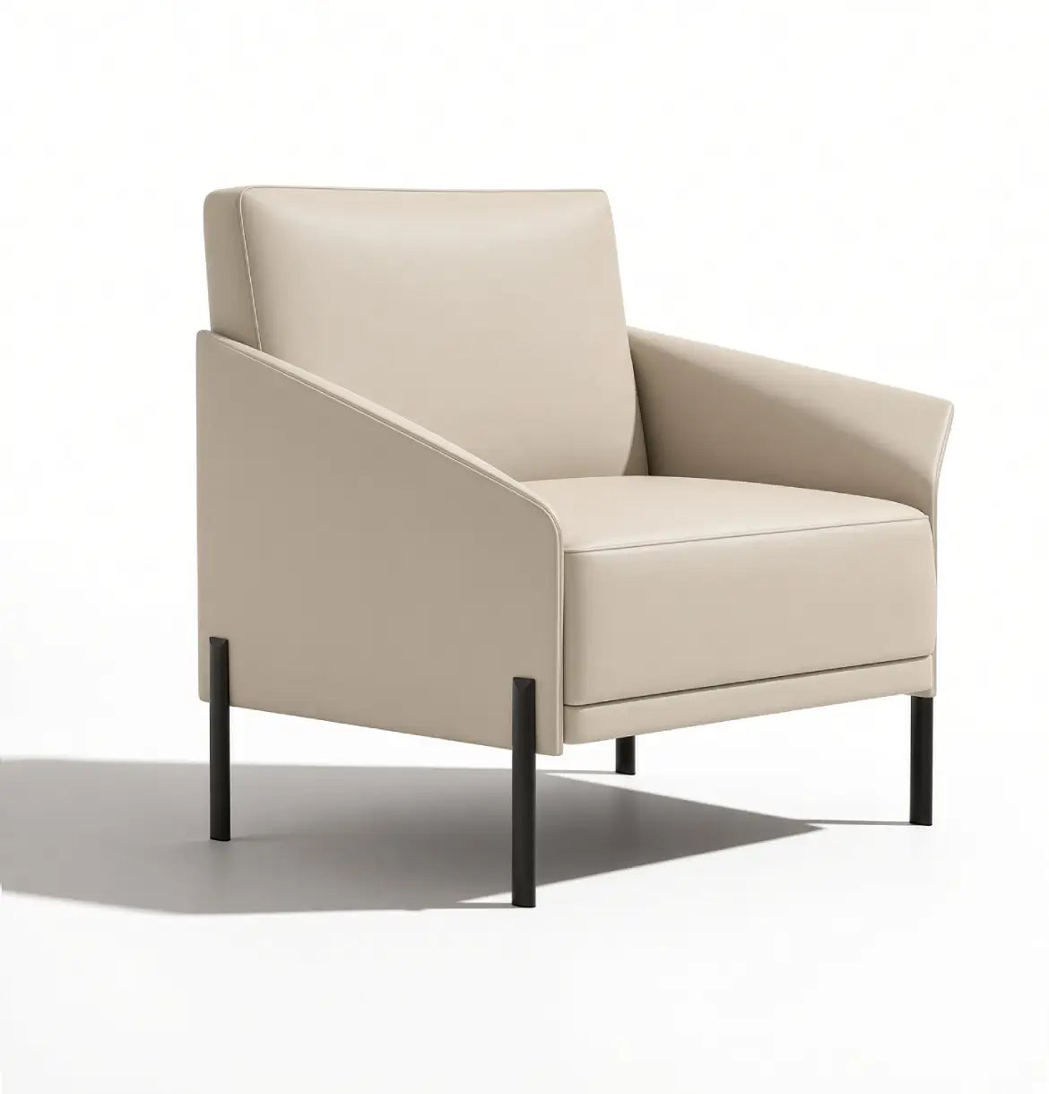 Athan Armchair Consumer KANO Khaki Vegan Leather 8-10 Weeks
