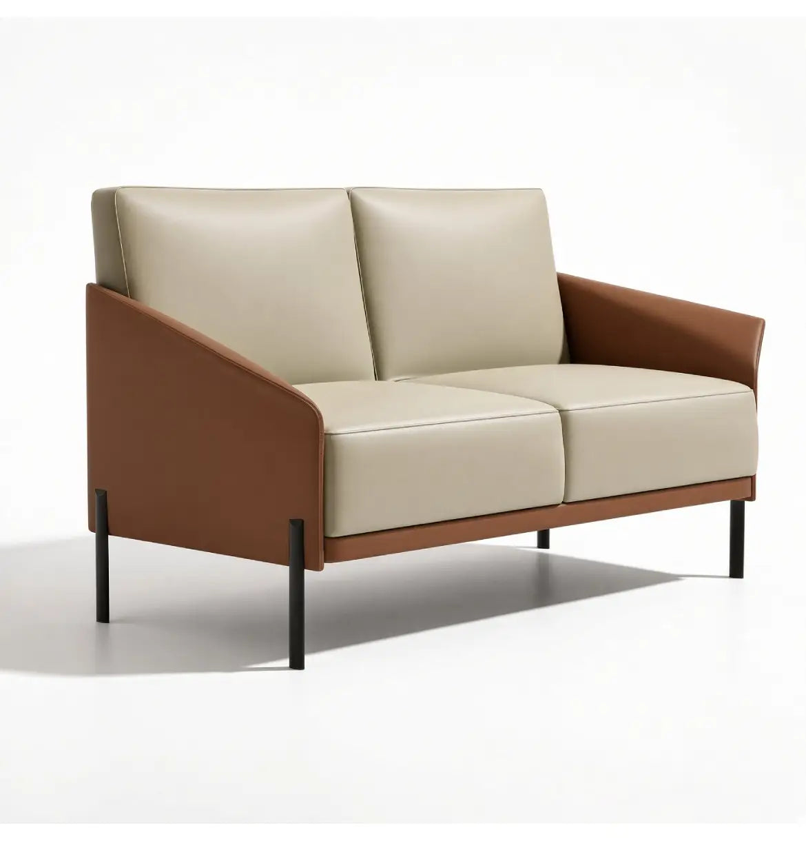 Athan 2-Seater Sofa Consumer KANO Tan Vegan Leather 8-10 Weeks