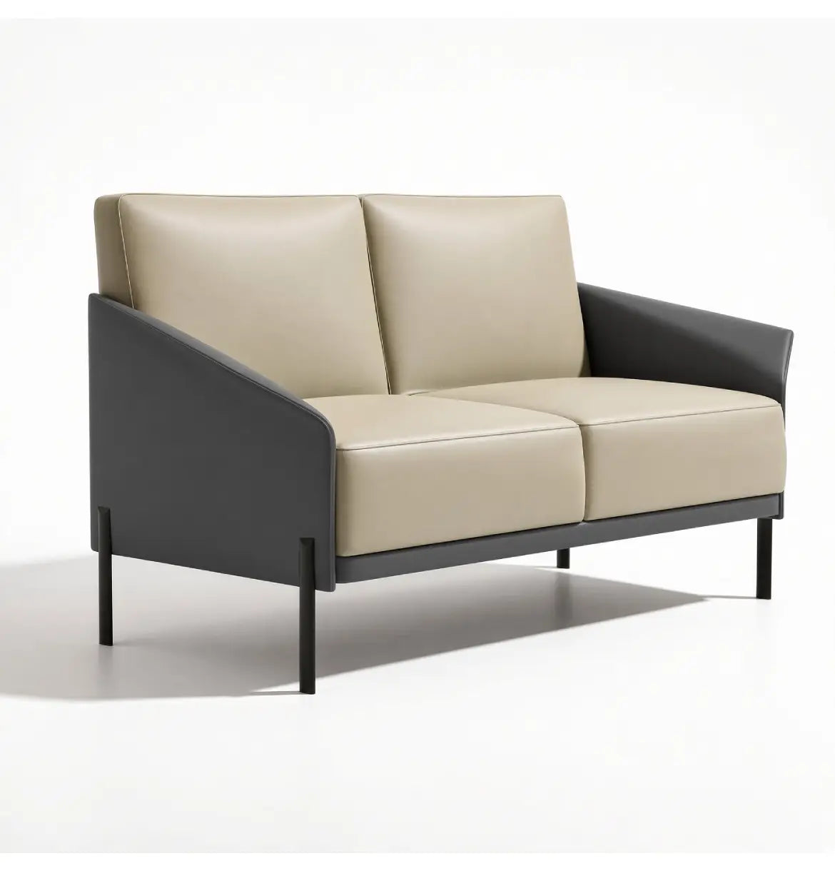 Athan 2-Seater Sofa Consumer KANO Grey Vegan Leather 8-10 Weeks